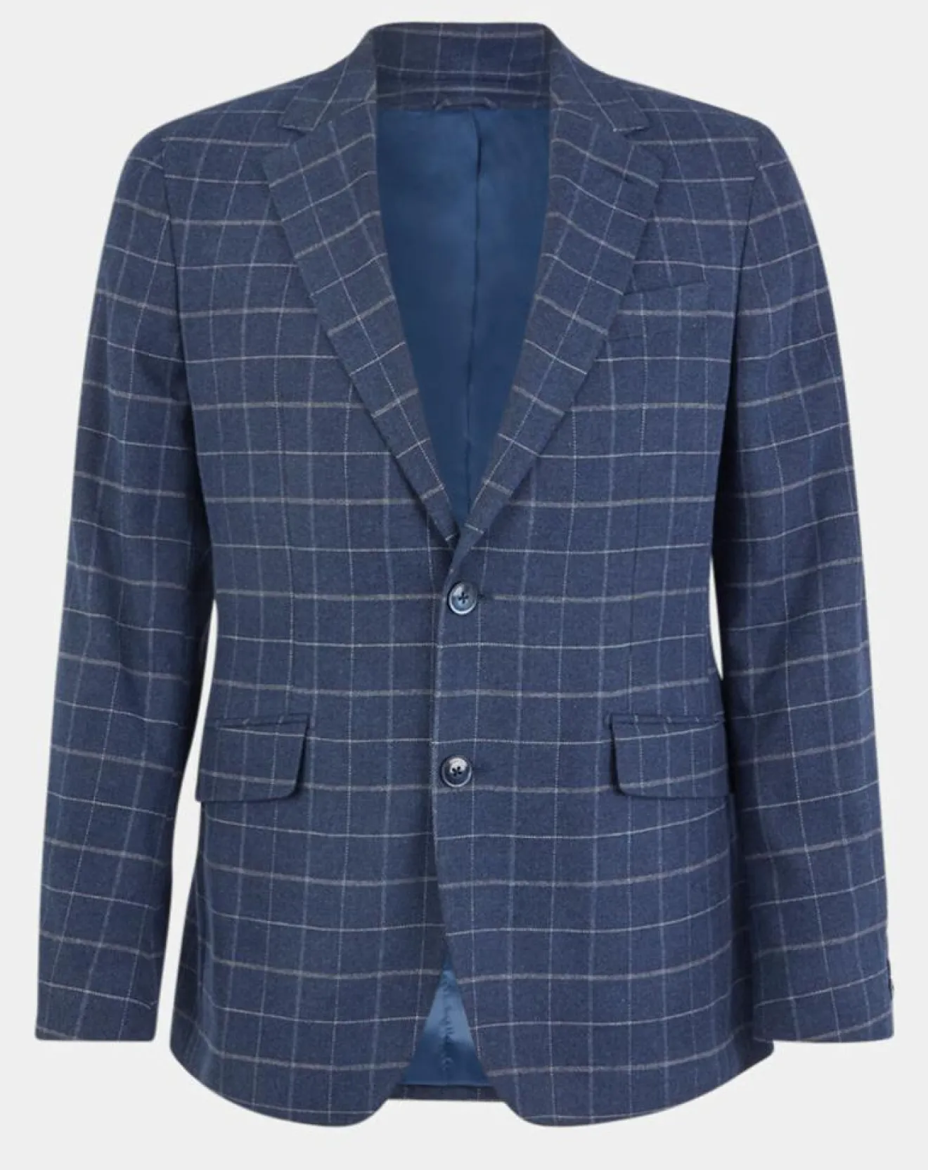New Hackett London Veste à carreaux bleu moyen