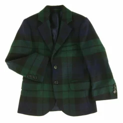 Enfant Hackett London Veste 100% Laine vert/bleu