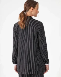 Femme Indies Veste Amance rayure noire