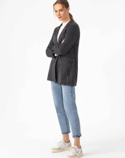 Femme Indies Veste Amance rayure noire