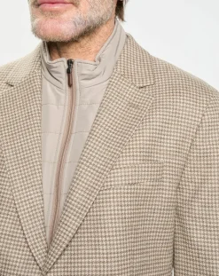 Homme Hackett London Veste avec parement amovible beige
