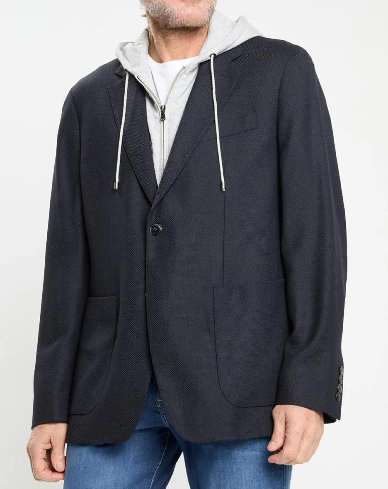 Homme Hackett London Veste avec parement amovible bleu marine