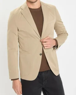Homme Marc O'Polo Veste blazer regular fit beige