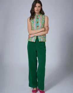 Femme Manoush Veste Bohemian Hindi kaki