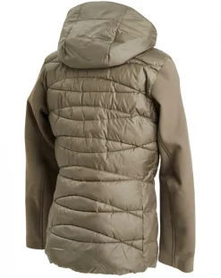 Duvillard Veste Brenva bi-matière kaki foncé