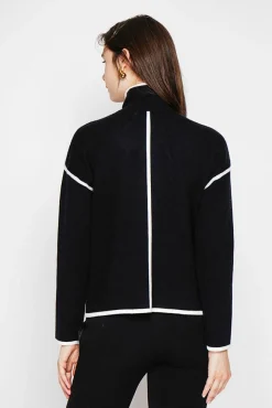 Femme C&Jo Veste col montant noire