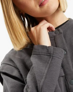 Best Galeries Lafayette Veste courte en Coton Léonor gris foncé