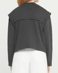 Best Galeries Lafayette Veste courte en Coton Léonor gris foncé