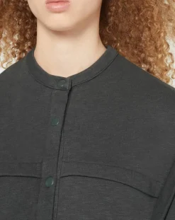 Best Galeries Lafayette Veste courte en Coton Léonor gris foncé