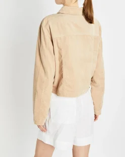Discount Marc O'Polo Veste courtes en Velours côtelé beige