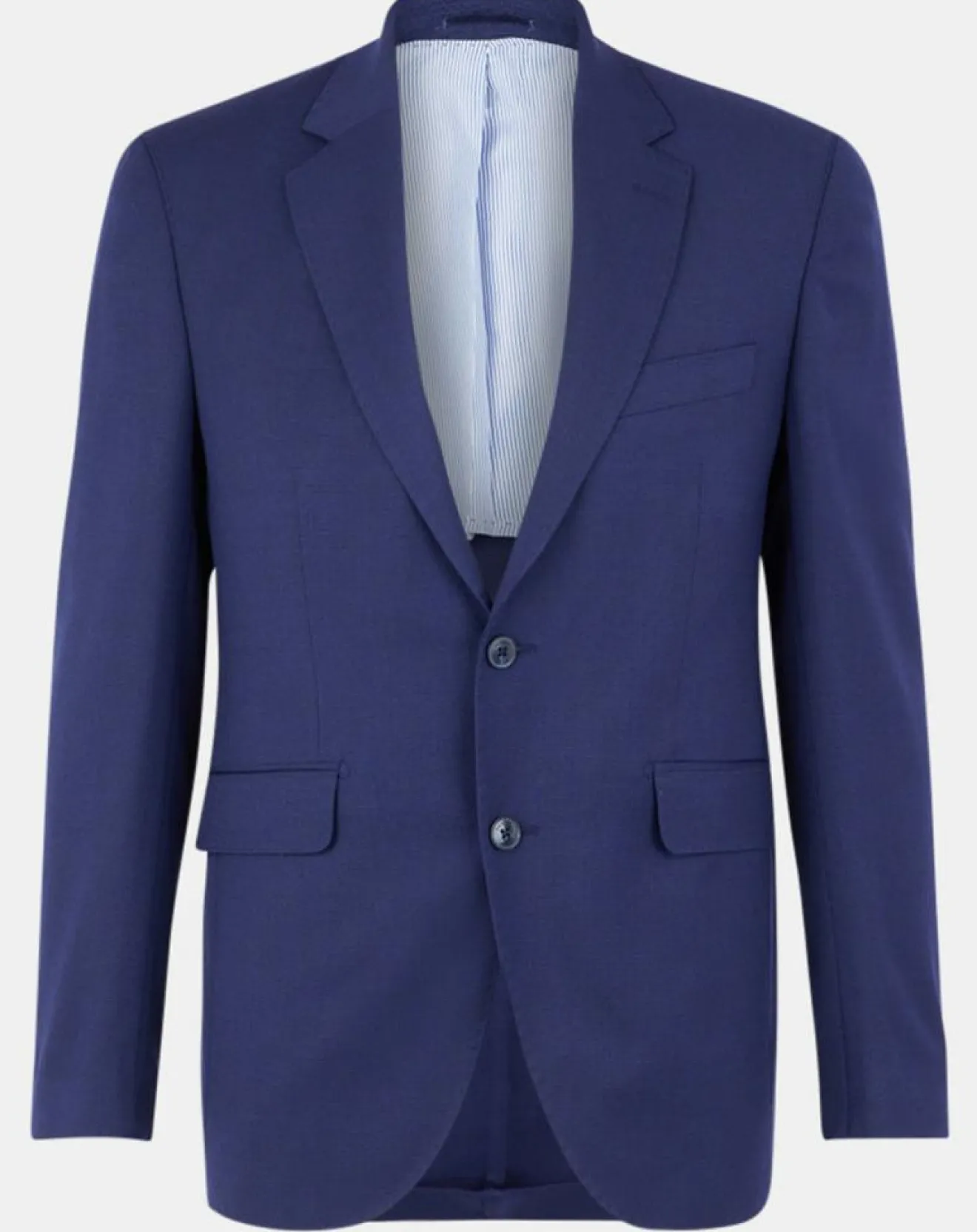 Homme Hackett London Veste de Costume en Laine mélangée bleue