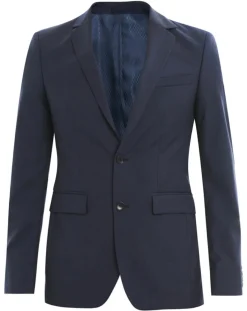 Homme Comptoir GL Veste de costume en Laine mélangée Veruto bleu foncé