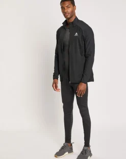 Homme Odlo Veste de running Zeroweight Warm Hybrid noire