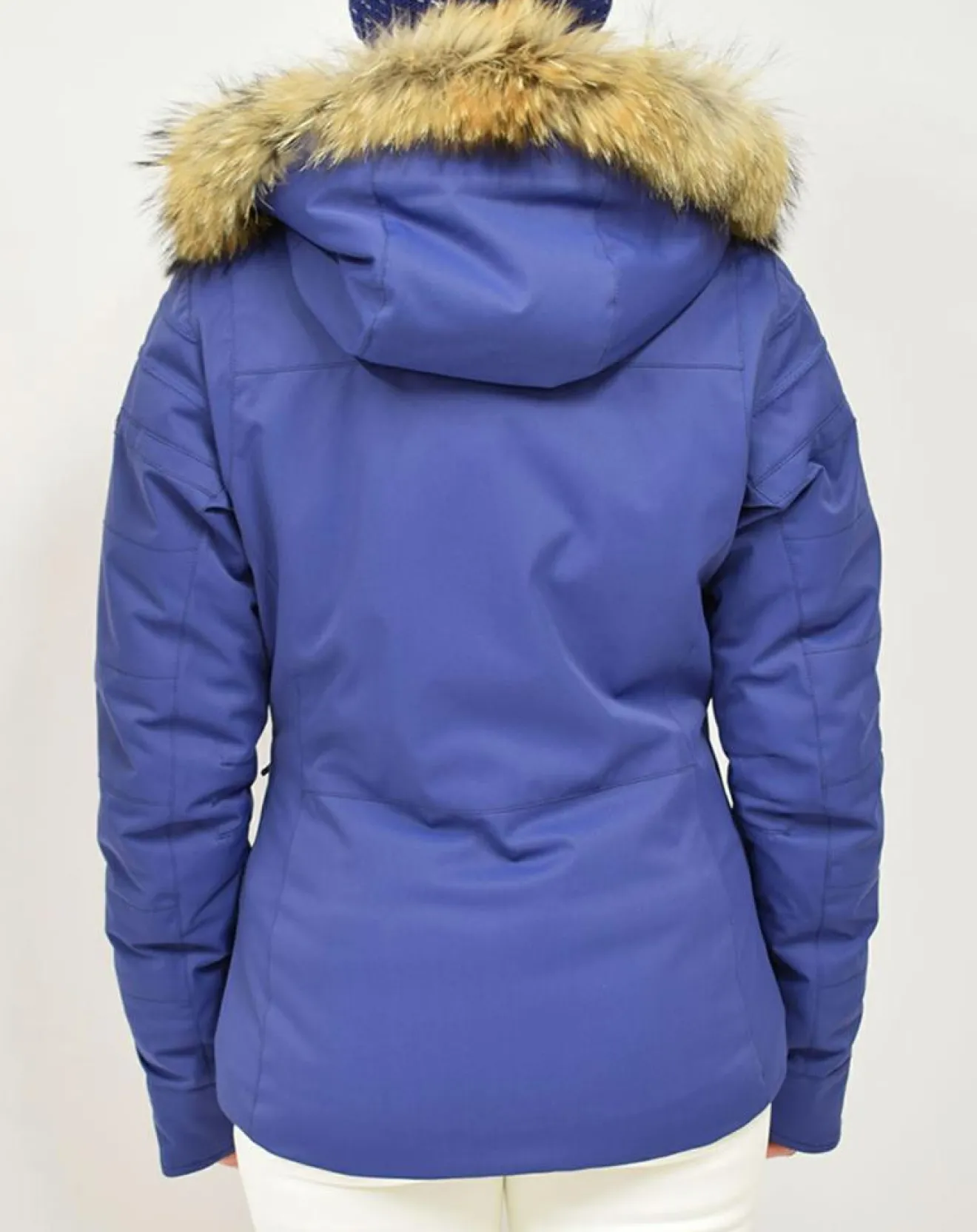 Discount Duvillard Veste de Ski Aneto col fausse fourrure cobalt