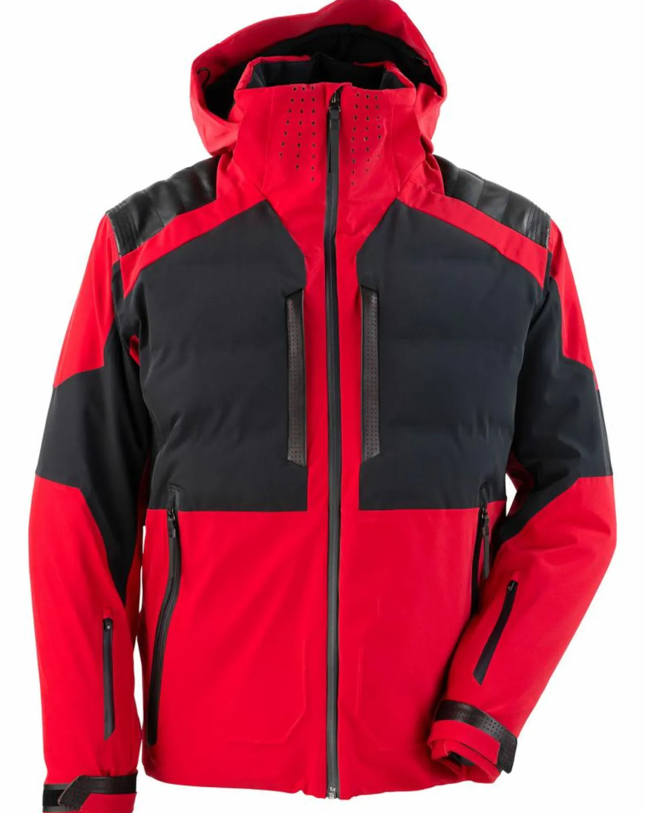 Homme Lacroix Veste de ski Apex rouge/noir