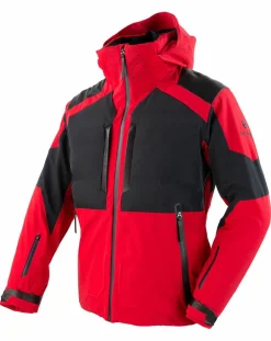 Homme Lacroix Veste de ski Apex rouge/noir