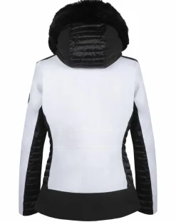 Femme Duvillard Veste de ski Camille Ff blanc/noir
