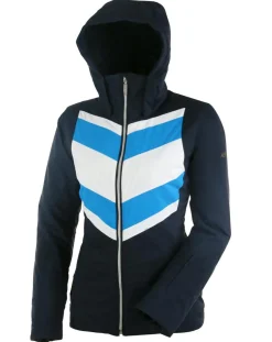 Femme Duvillard Veste de ski Dufour marine/blanc