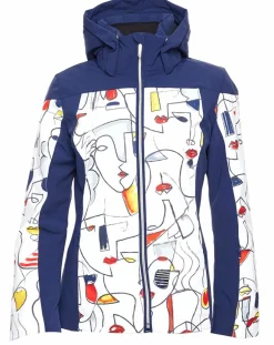 Online Duvillard Veste de ski Ecandies bleue