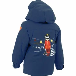 Online Degré 7 Veste de Ski Fizzy bleu foncé