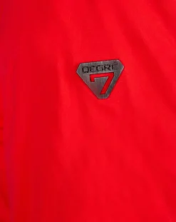 Online Degré 7 Veste de ski Geod fausse fourrure rouge
