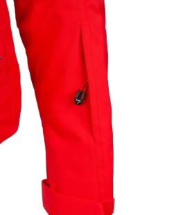 Online Degré 7 Veste de ski Geod fausse fourrure rouge