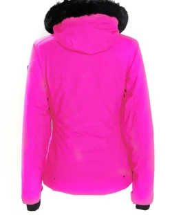 Online Degré 7 Veste de ski Geod fausse fourrure rose