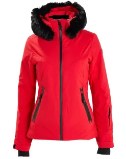 Femme Degré 7 Veste de ski Geod Ff rouge