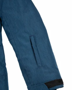 Outlet Degré 7 Veste de ski Geod JR fausse fourrure bleu foncé