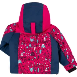 Enfant Degré 7 Veste de ski Looney rose/bleu
