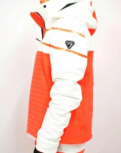 Online Degré 7 Veste de Ski Loriaz blanc/orange