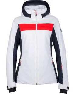 Femme Degré 7 Veste de ski Manti blanche