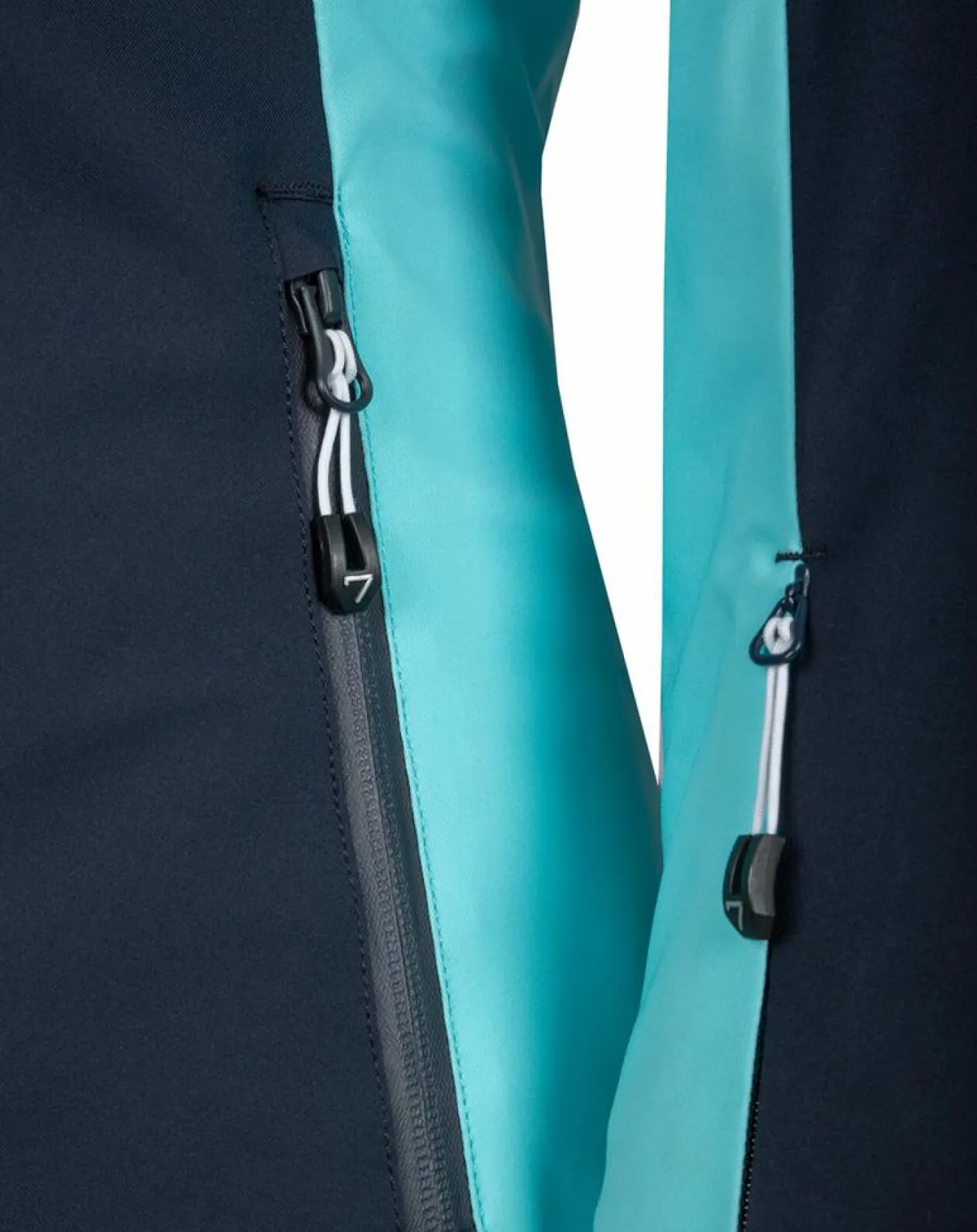 Femme Degré 7 Veste de ski Manti bleue