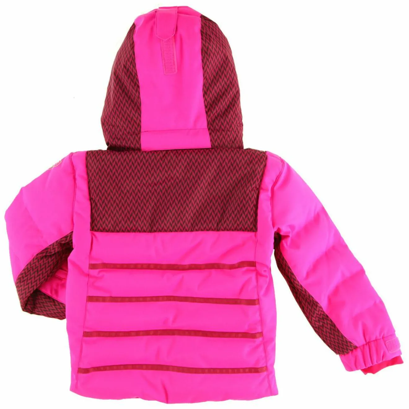 Enfant Degré 7 Veste de Ski Maya col fausse fourrure rose ultra