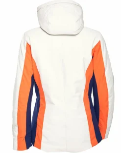 Duvillard Veste de ski Sella écru/orange