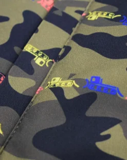 Enfant Degré 7 Veste de Ski Twisty camouflage verte