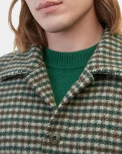 Homme Marc O'Polo Veste de travail en Laine mélangée Manteco multicolore