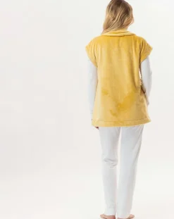 Hot Le Chat Veste d'intérieur en peluche flanelle Essentiel pollen