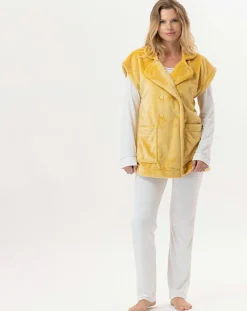 Hot Le Chat Veste d'intérieur en peluche flanelle Essentiel pollen