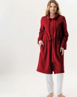 New Le Chat Veste d'intérieur en peluche flanelle Essentiel tomette