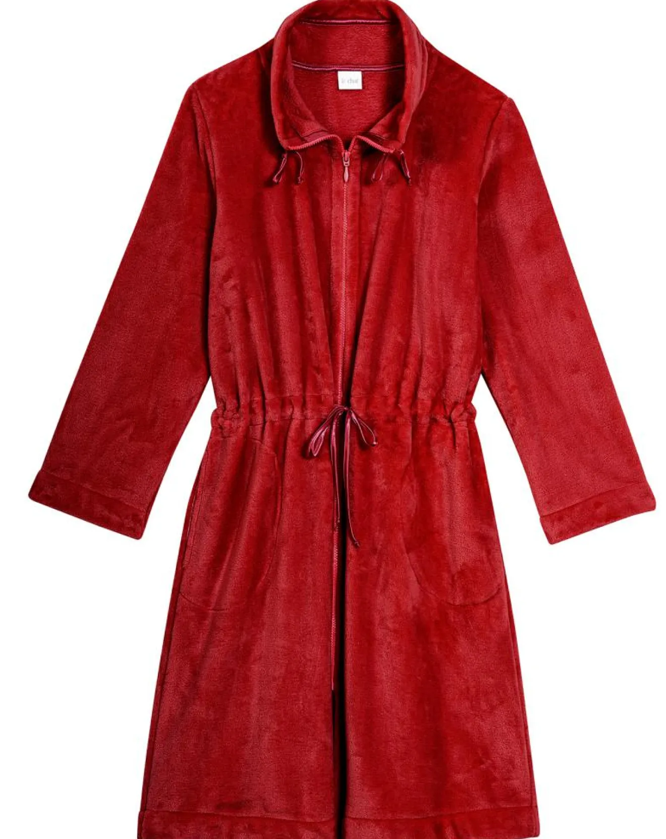 New Le Chat Veste d'intérieur en peluche flanelle Essentiel tomette