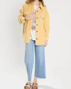 Femme Billabong Veste douce Shaket jaune