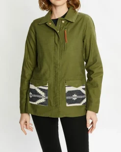 Femme Scotch & Soda Veste droite Militaire kaki