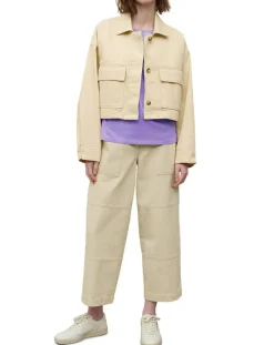 Discount Marc O'Polo Veste en Coton & Lin Cop beige