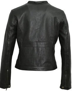 Best Chyston Veste en Cuir Aiden noire
