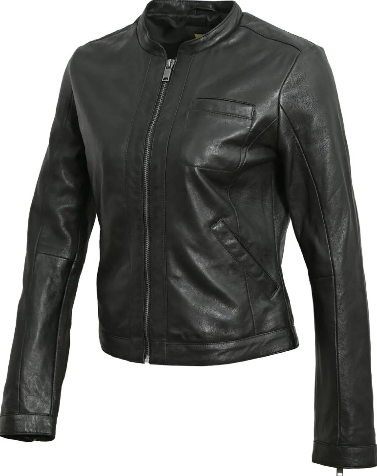 Best Chyston Veste en Cuir Aiden noire