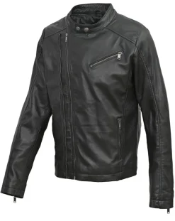 Best Chyston Veste en Cuir Ornelle noire