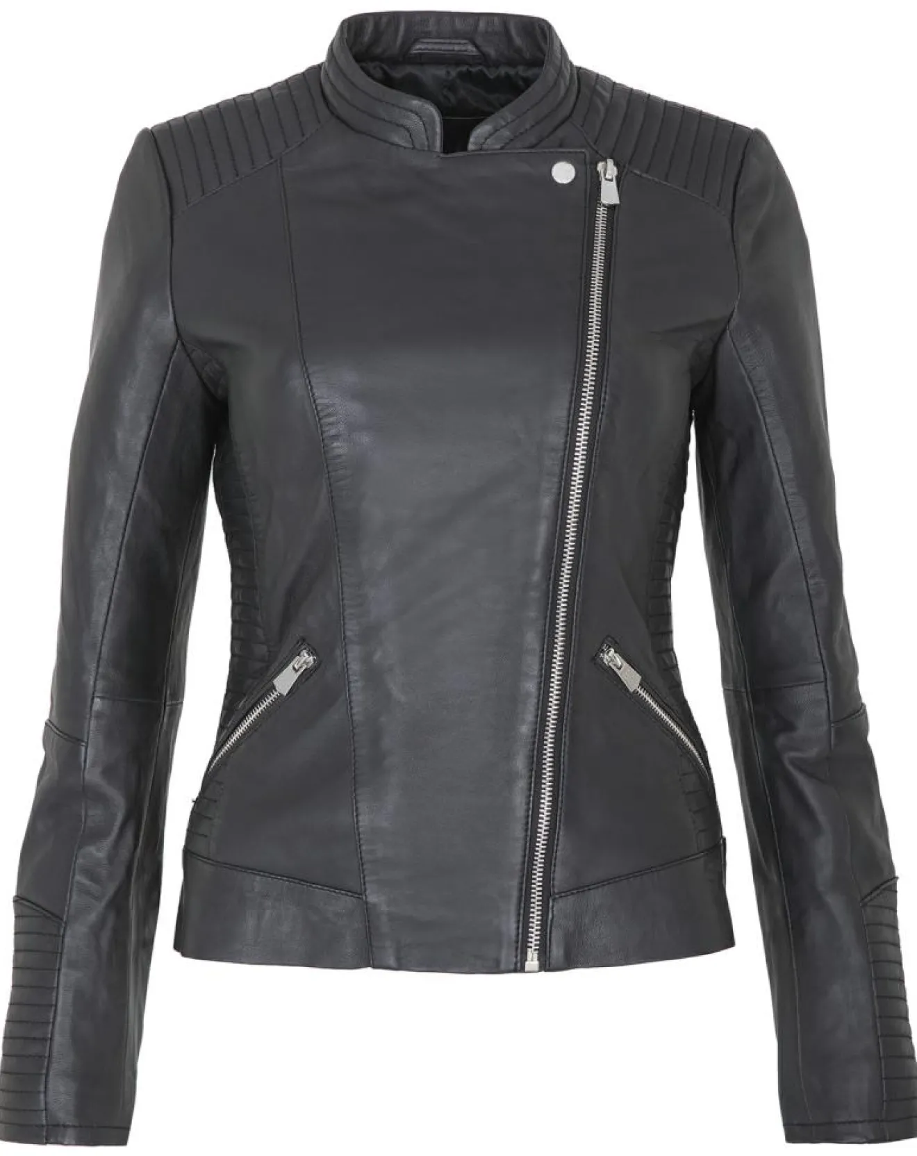 Clearance Chyston Veste en Cuir Rosalie noire
