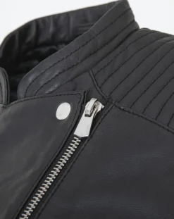 Clearance Chyston Veste en Cuir Rosalie noire