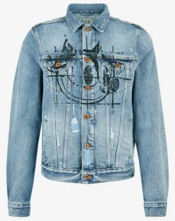Clearance Scotch & Soda Veste en jean bleue